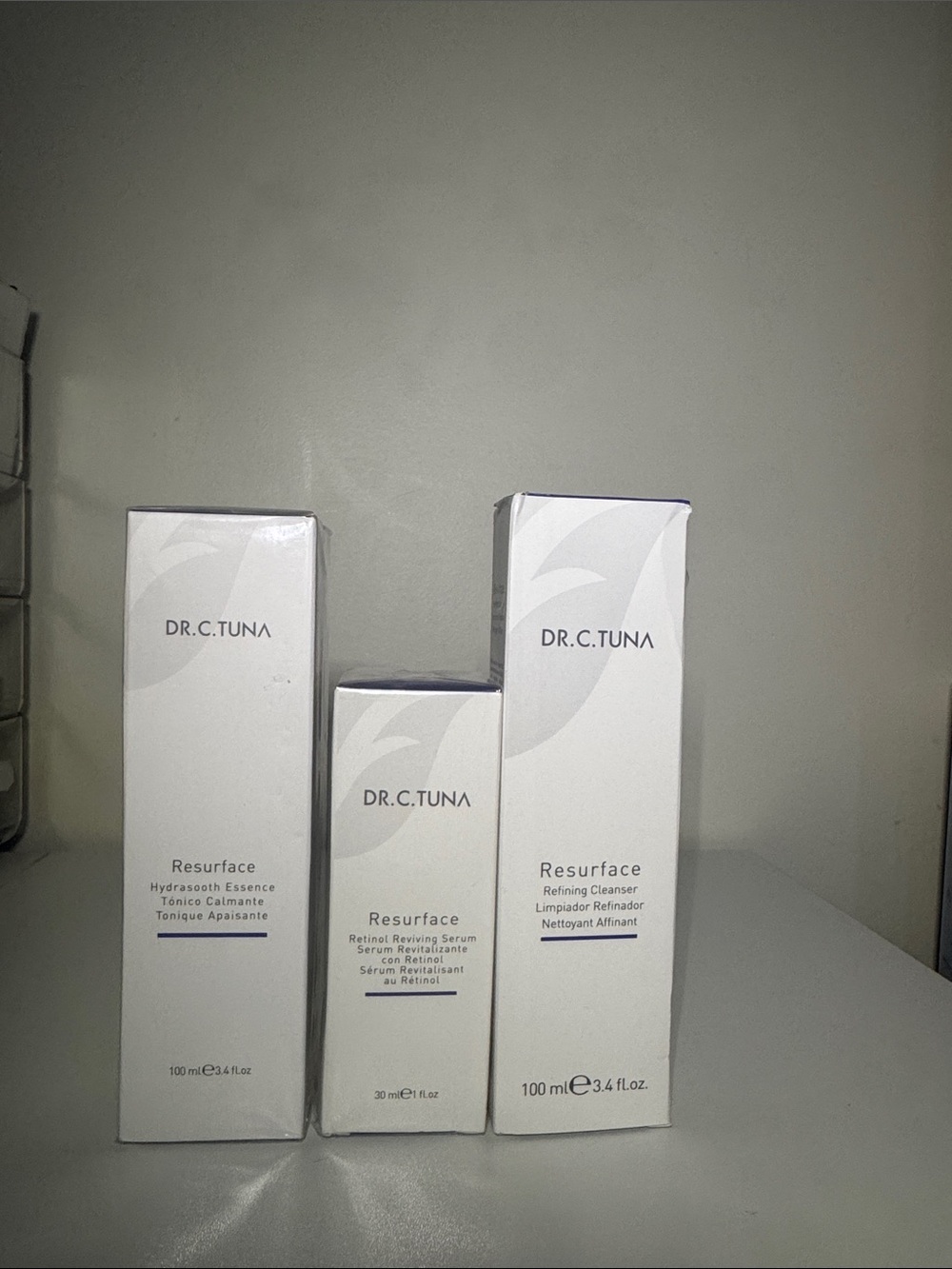 Resurface Skincare Trio - White